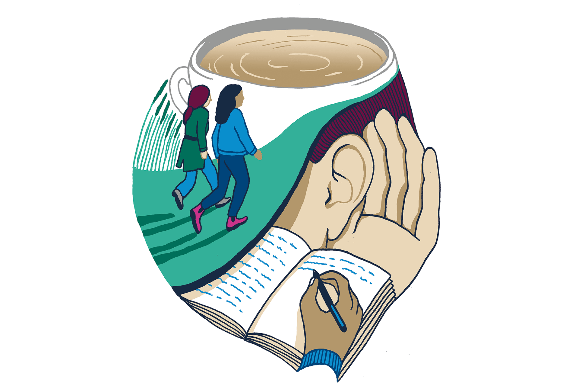 Illustratie Aandacht voor mantelzorgers