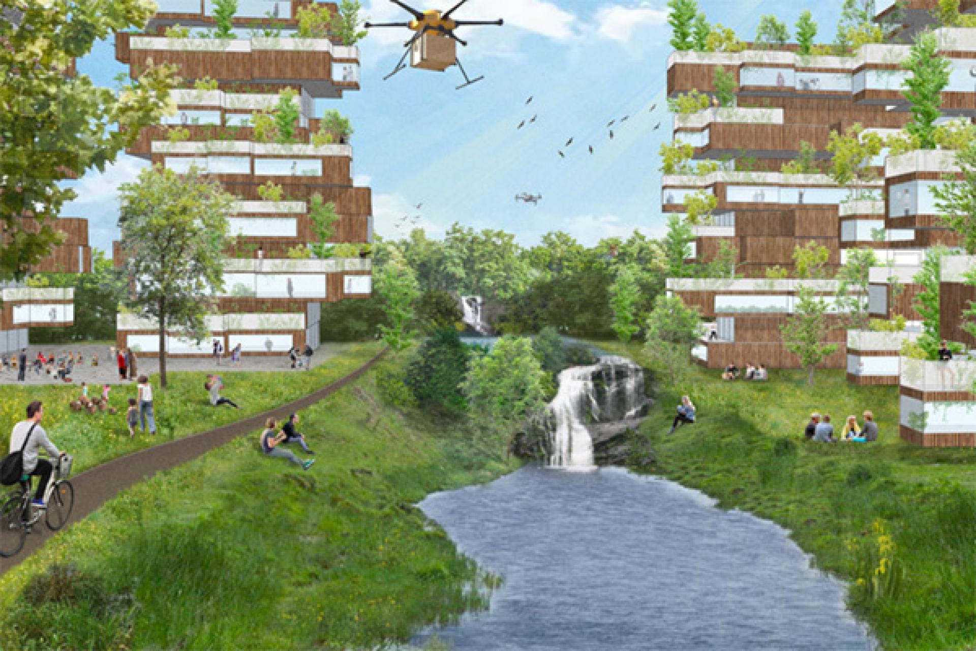 Artist impression nieuwbouw
