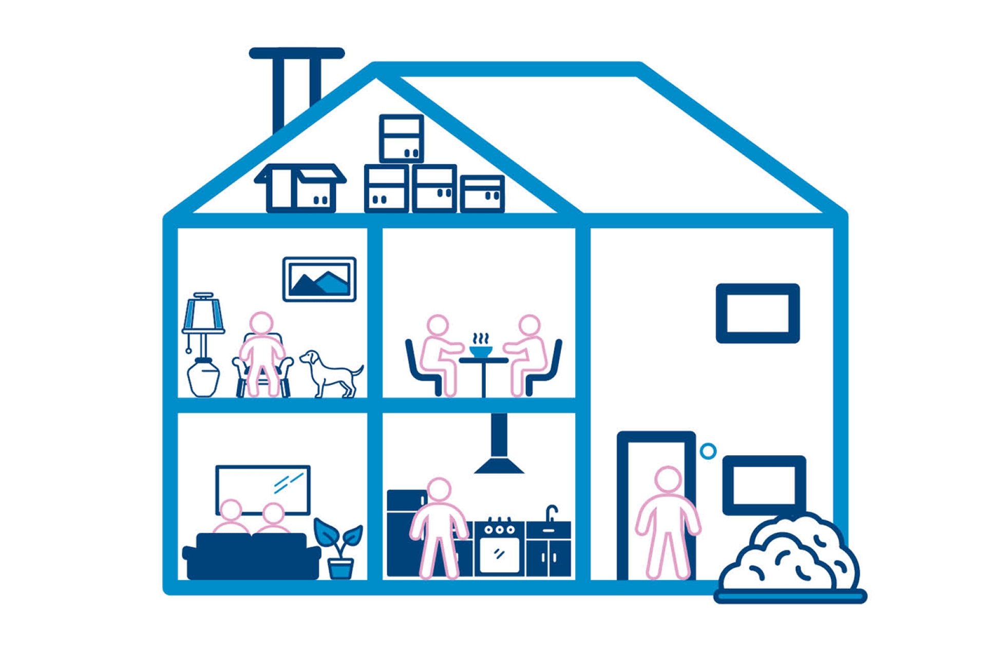 Illustratie huis