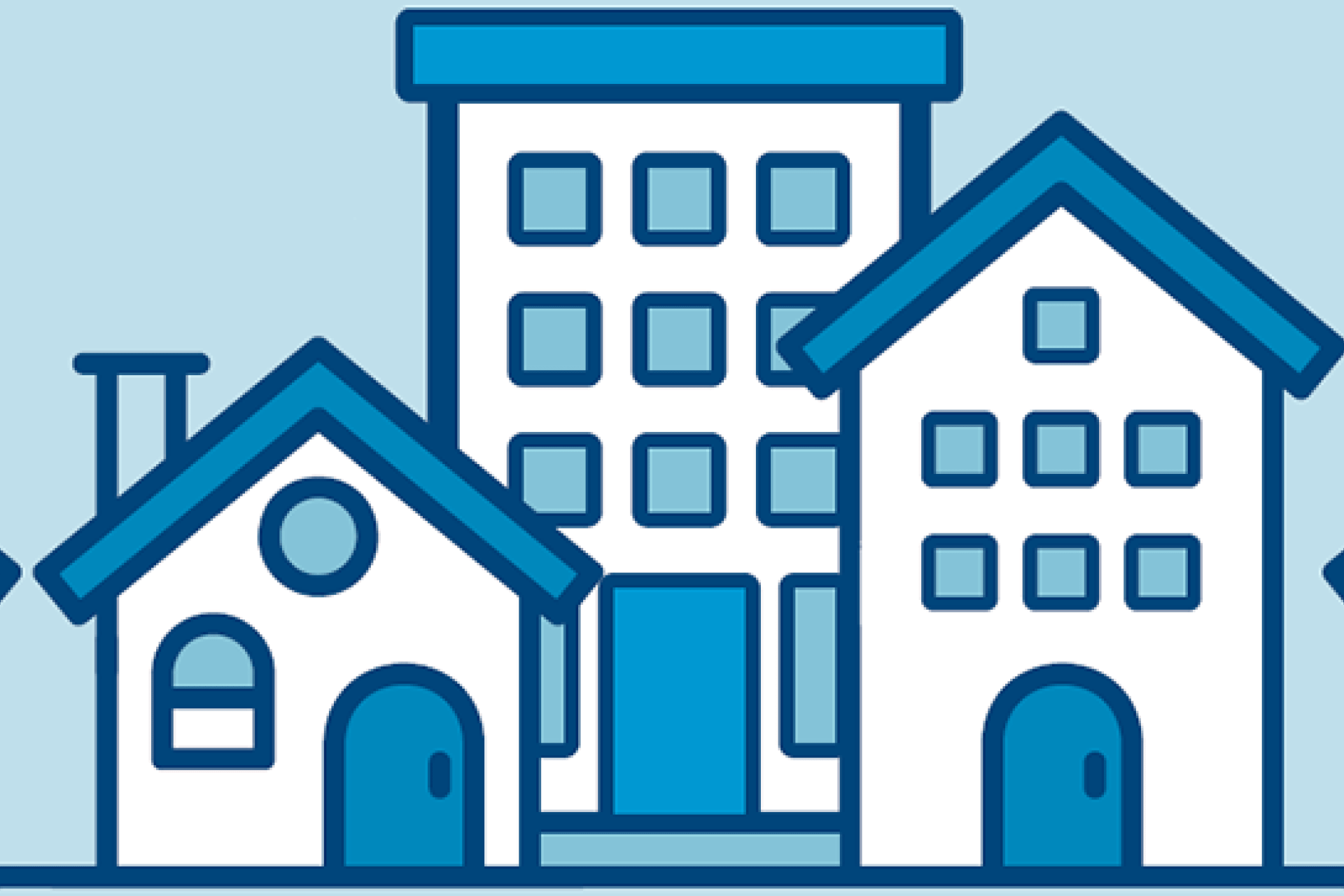 Illustratie huizen