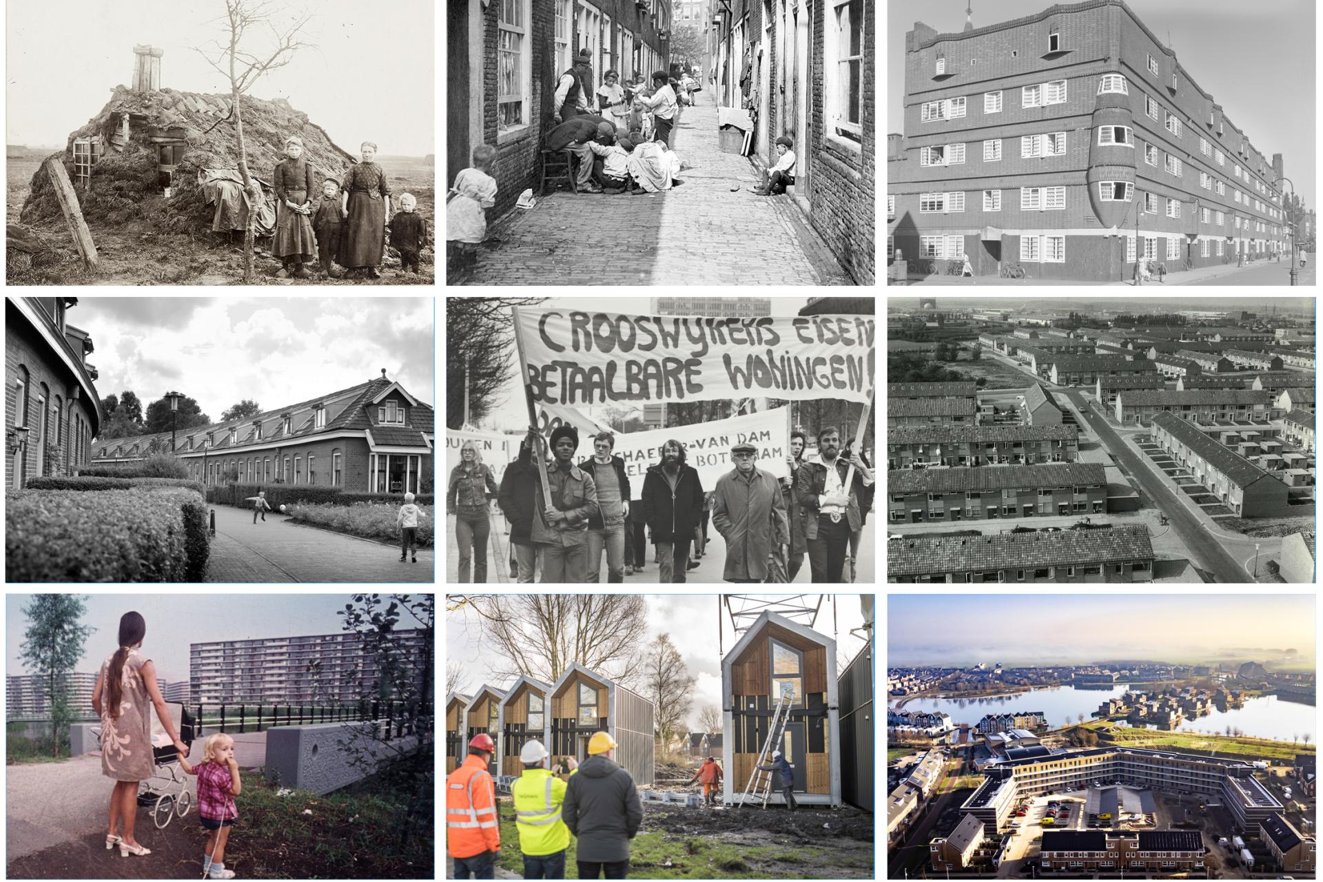 Oude foto's woningen - 125 jaar woningwet