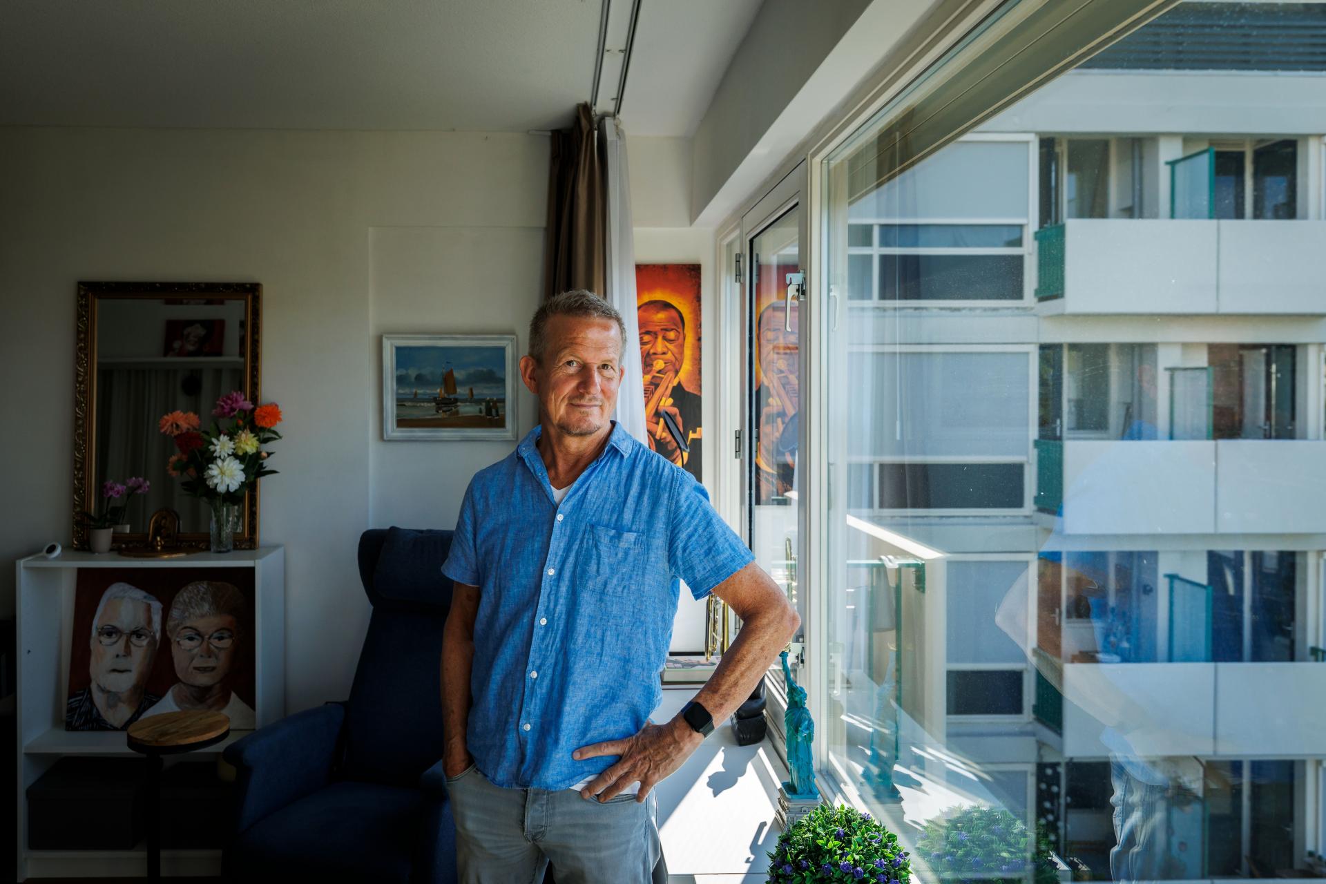 Paul Speekenbrink, bewoner van Het Rivierenhuis in Amsterdam