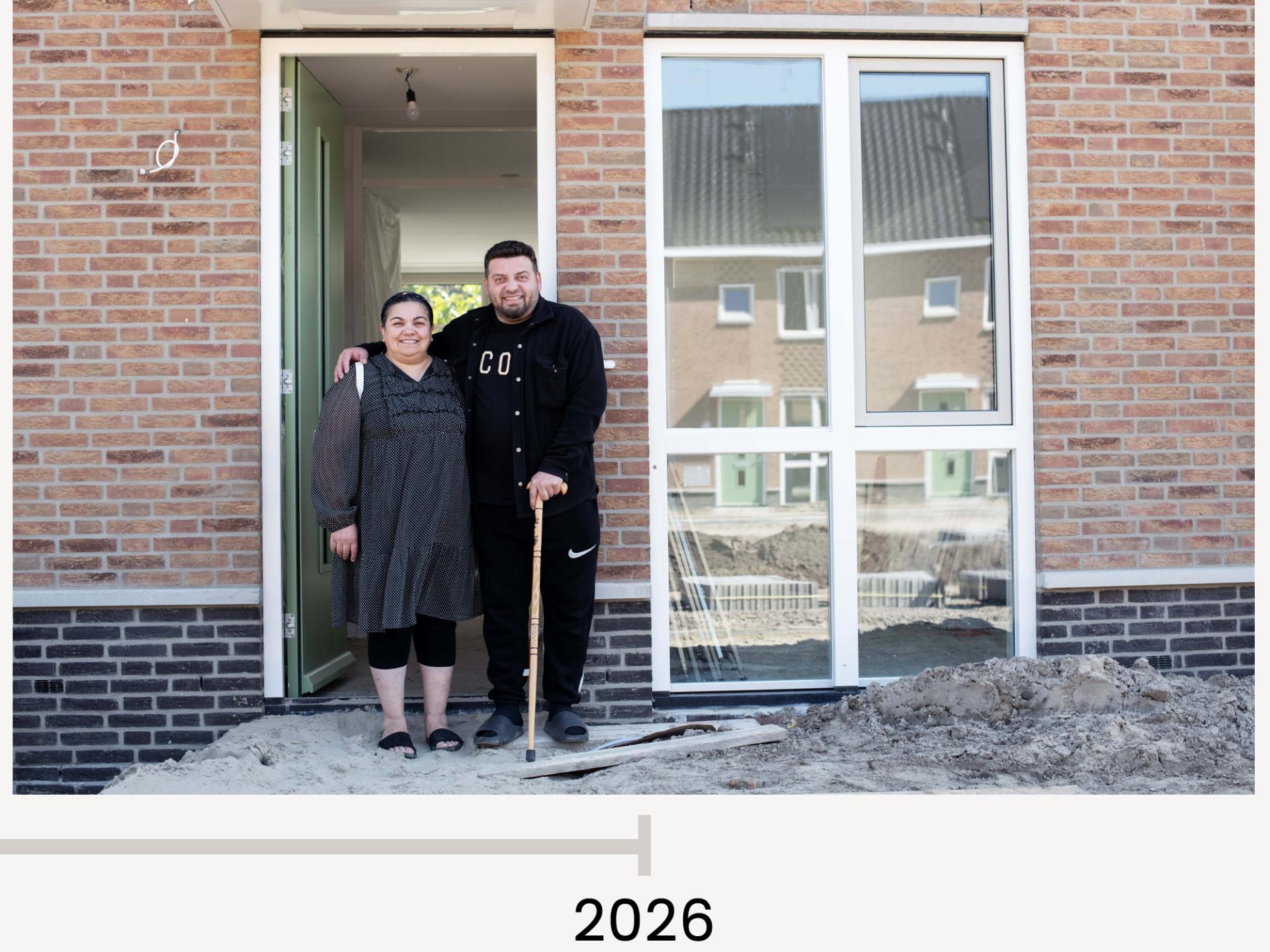 Stel voor hun nieuwbouw woning