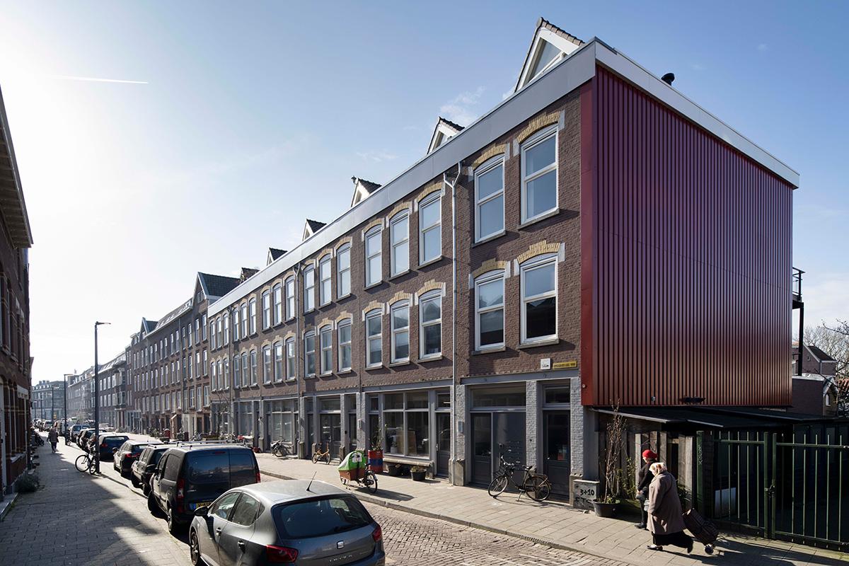 Woning van wooncoöperatie Wolphaertstraat in Rotterdam