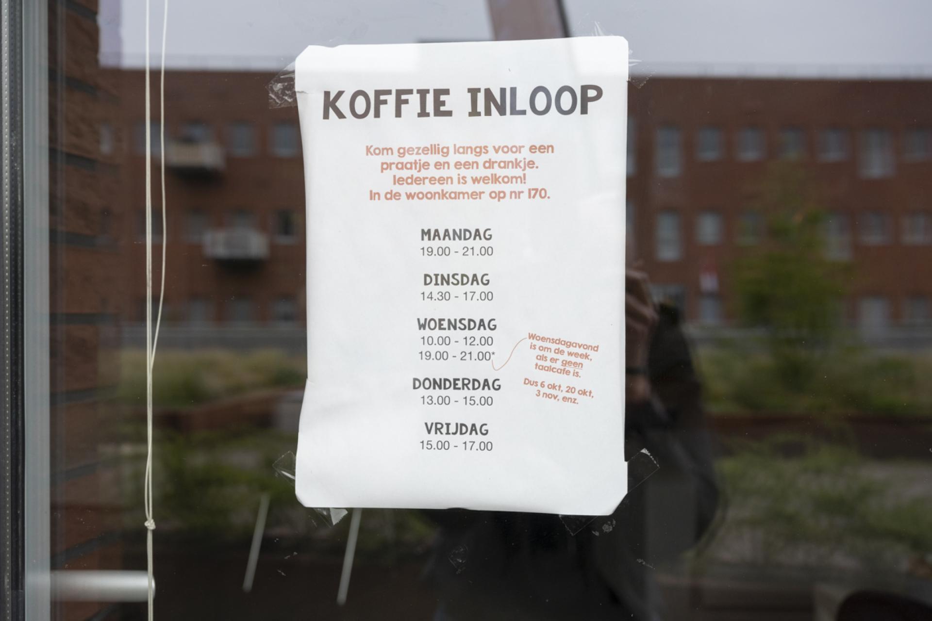 Oproep voor koffie inloop